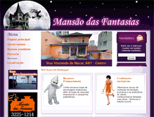 Tablet Screenshot of mansaodasfantasias.com.br